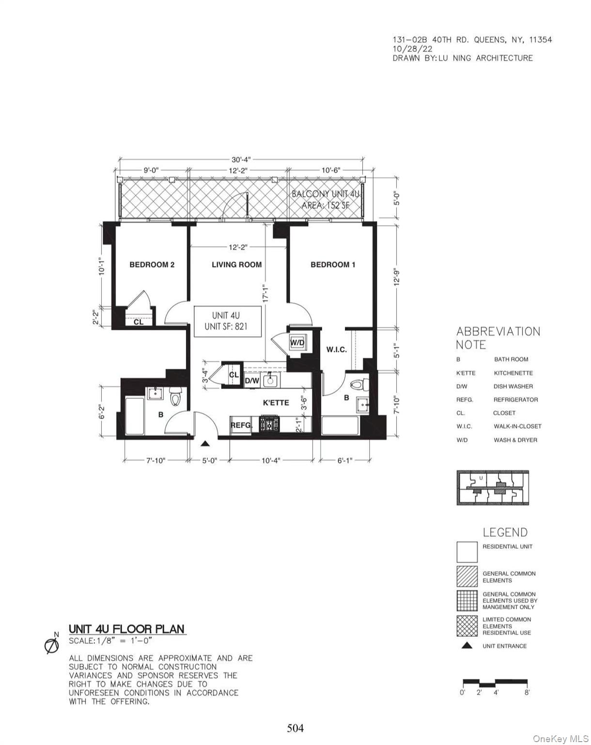 131-02 40th Road, Unit 4U Queens, NY 11354 - Photo 10 of 10 View of home floor plan