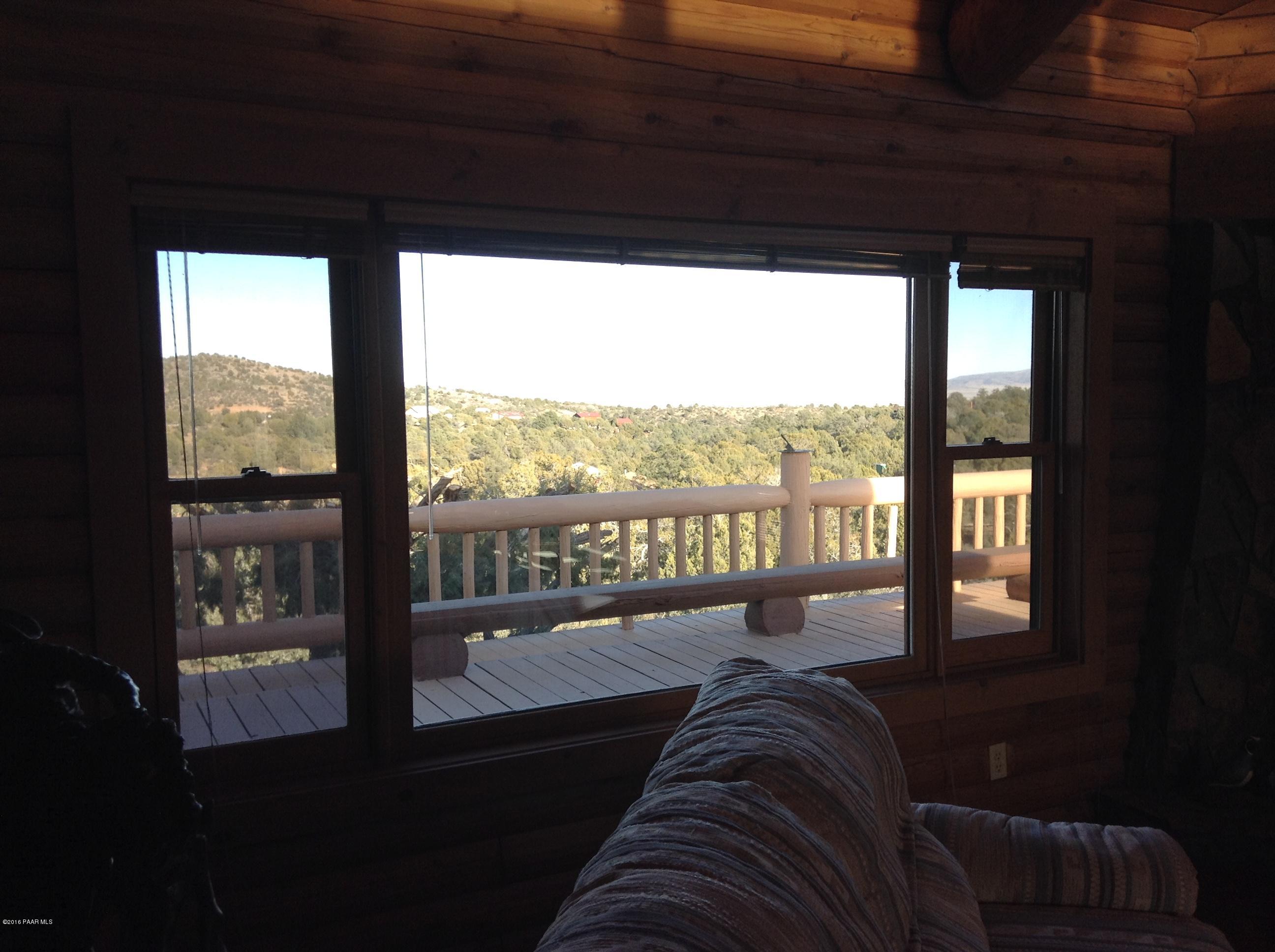 14350 North Brenda Road Prescott, AZ 86305 - Photo 9 of 22 Views out the front LR window