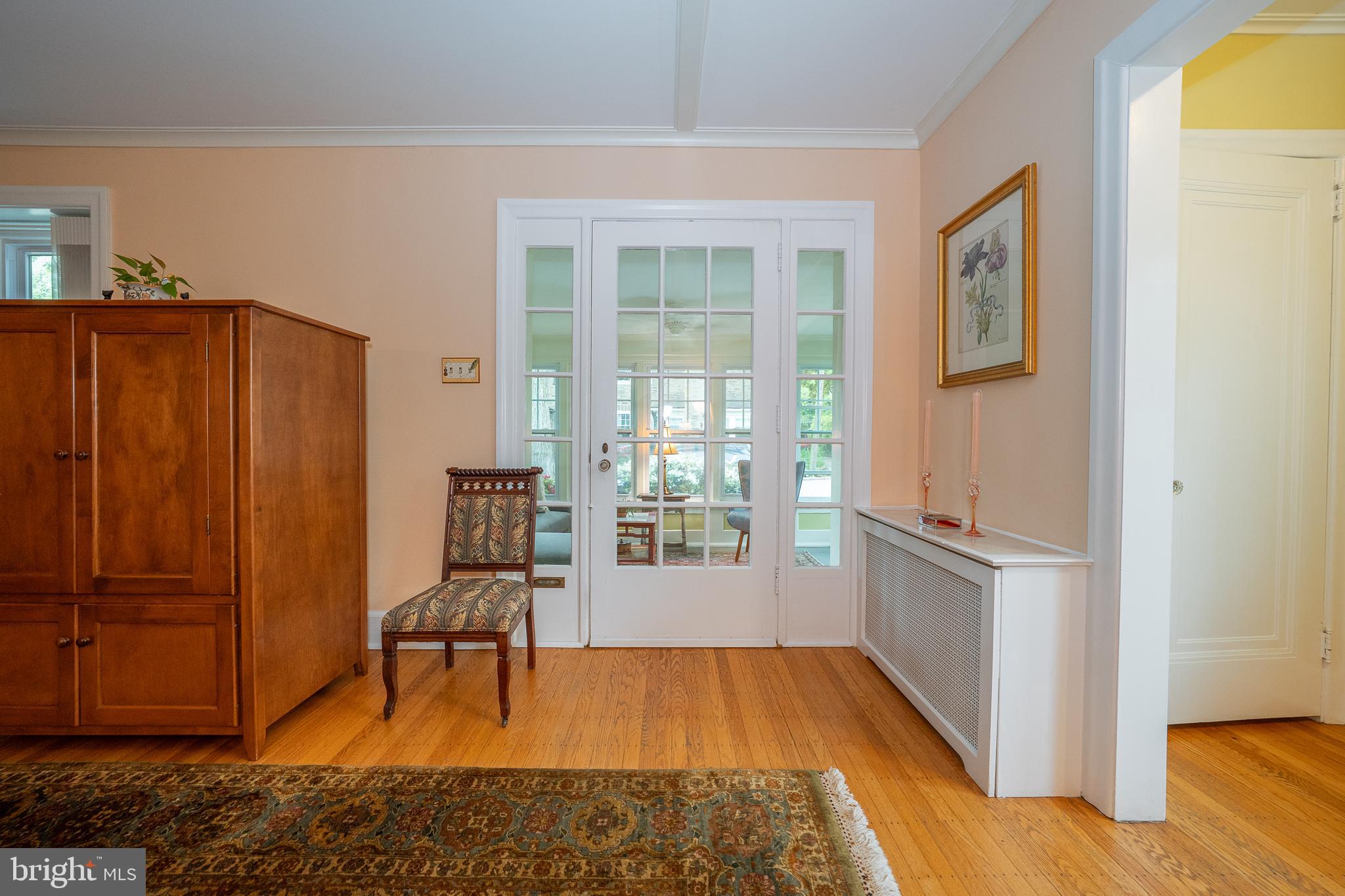 710 Stradone Road Bala Cynwyd, PA 19004 - Photo 8 of 40 View to Porch Entrance from Living Room