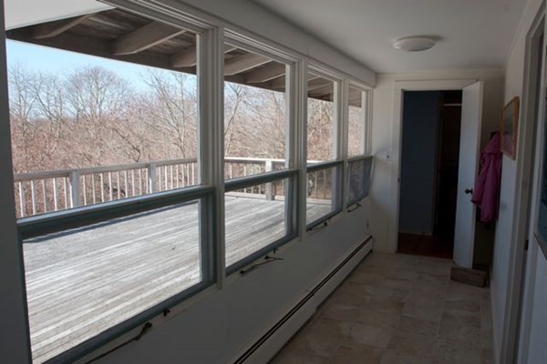 44 Flanders Lane Chilmark, MA 02535 - Photo 19 of 19 a view of a building from the balcony