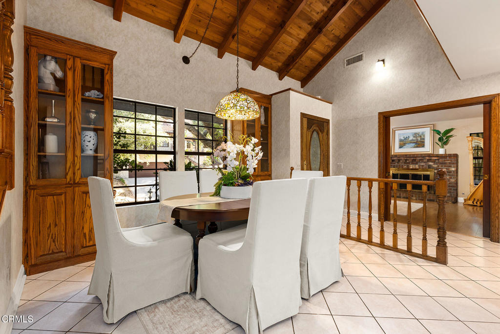 23 Hidden Valley Road Monrovia, CA 91016 - Photo 14 of 27 a view of a dining room with furniture