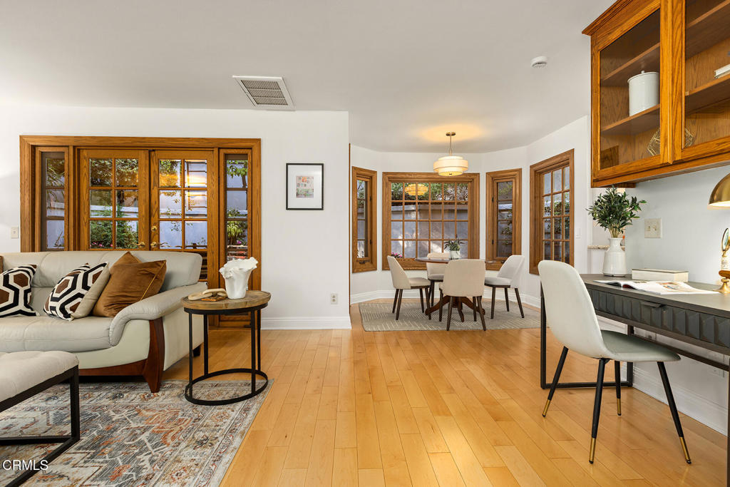 23 Hidden Valley Road Monrovia, CA 91016 - Photo 4 of 27 a living room with furniture and floor to ceiling windows