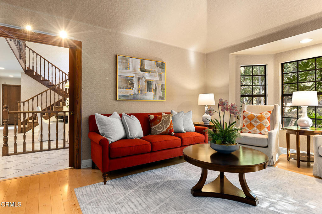 23 Hidden Valley Road Monrovia, CA 91016 - Photo 6 of 27 a living room with furniture a rug and a window
