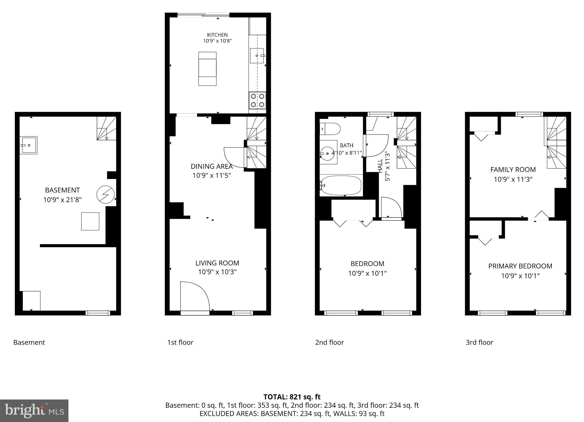 322 South Poppleton Street Baltimore, MD 21230 - Photo 33 of 34 Charming multi-level home layout.
