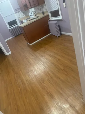 view of a room with a sink