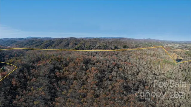 a view of mountain and trees