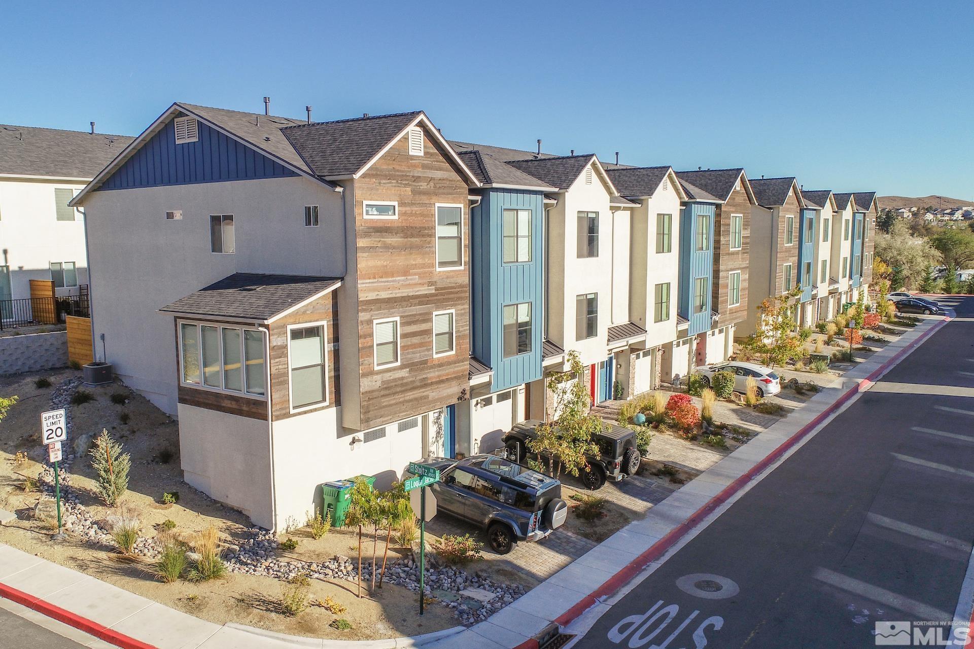 575 Logan Jacob Lane Reno, NV 89503 - Photo 23 of 31 a front view of a house with outdoor seating
