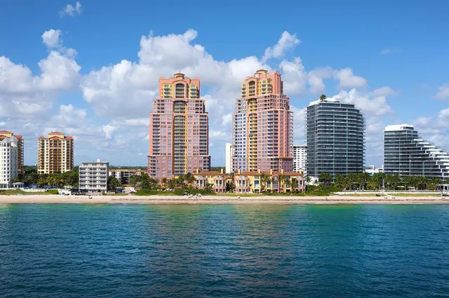 a view of a lake with outdoor space