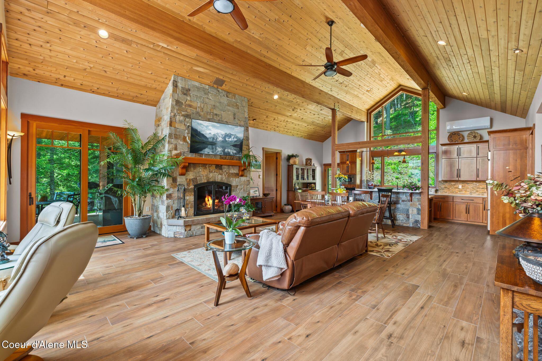 294 Rincon Drive Sandpoint, ID 83864 - Photo 7 of 96 Soaring Tongue and Groove Ceilings