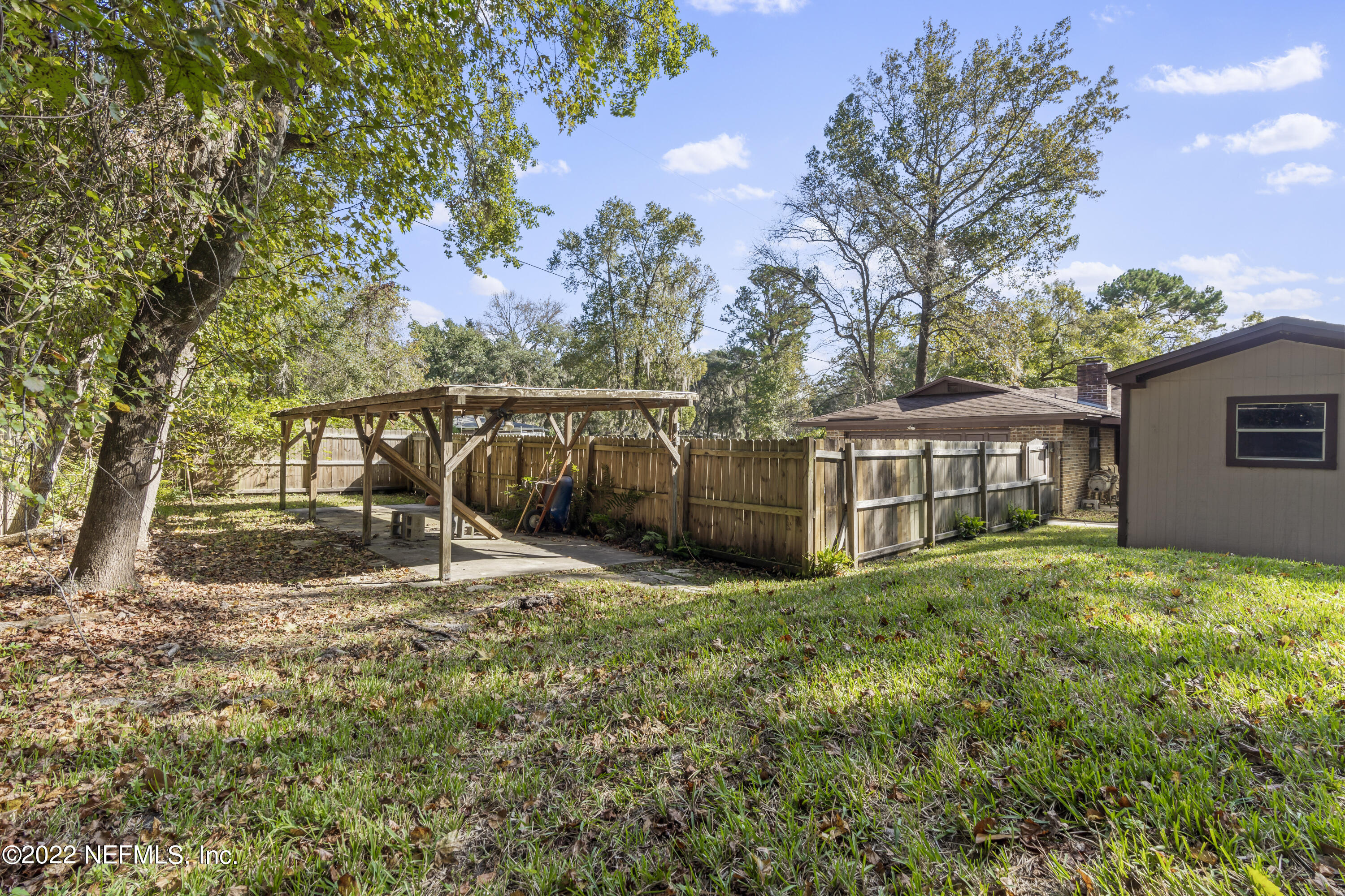 4208 Cedar Road Orange Park, FL 32065 - Photo 31 of 37 a view of backyard of house with green space