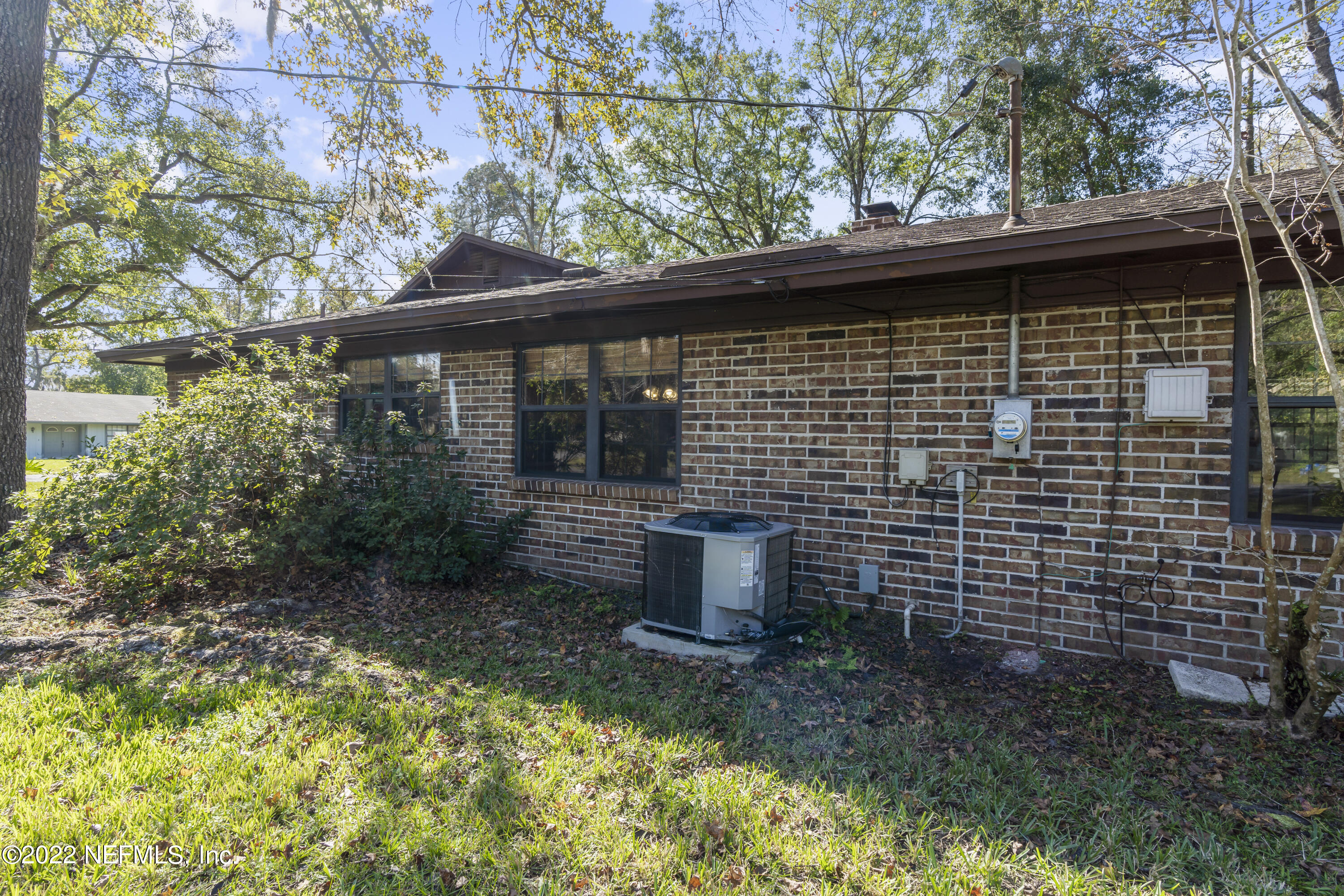 4208 Cedar Road Orange Park, FL 32065 - Photo 35 of 37 a backyard of a house with lots of green space