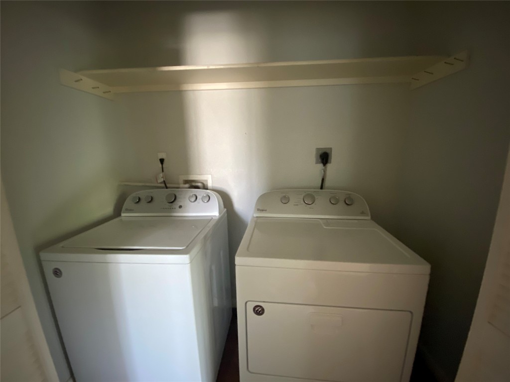 3804 Duval Street Austin, TX 78751 - Photo 21 of 21 a utility room with dryer and washer