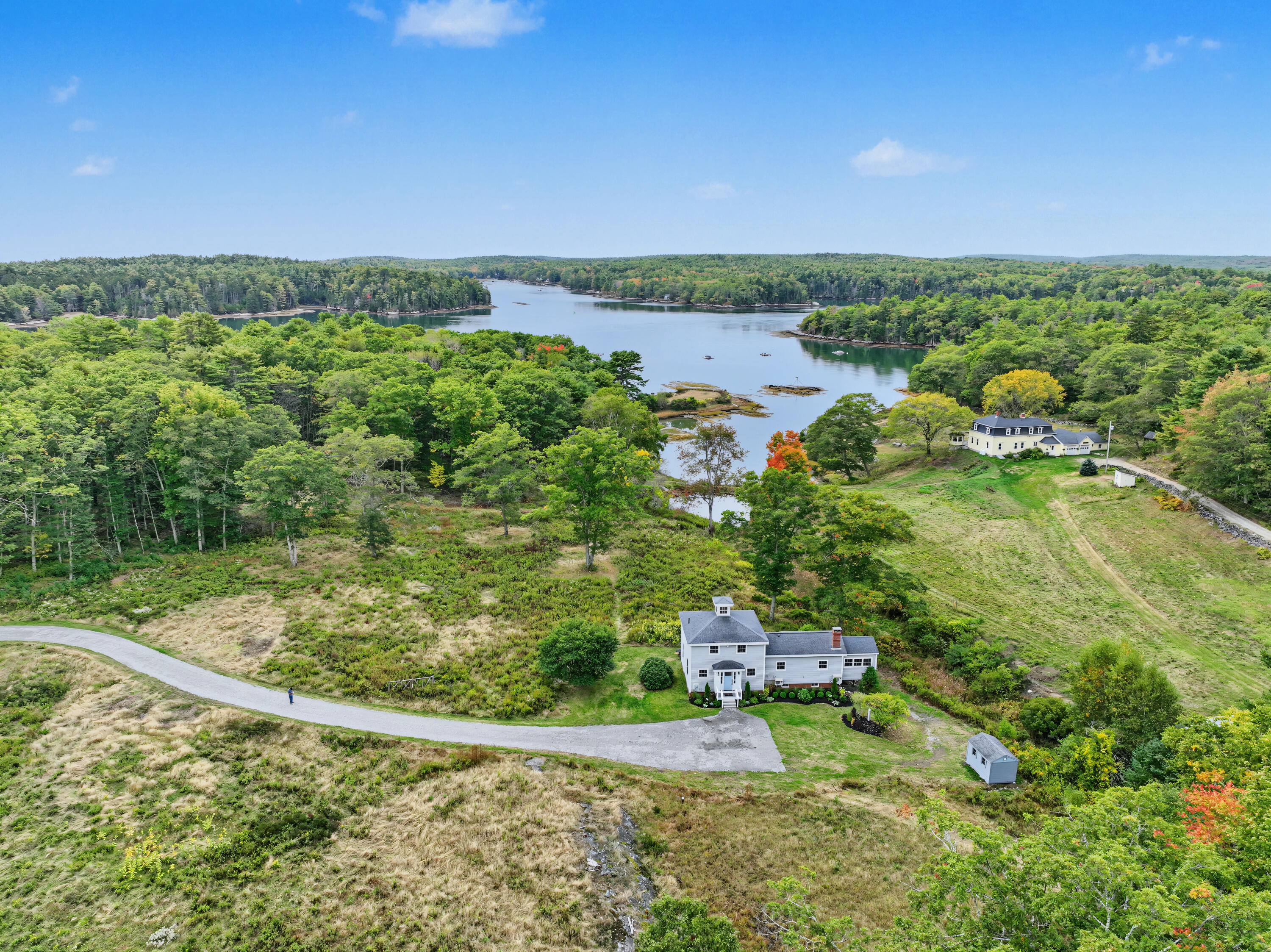1581 Main Road Westport Island, ME 04578 - Photo 84 of 86 Aerial view