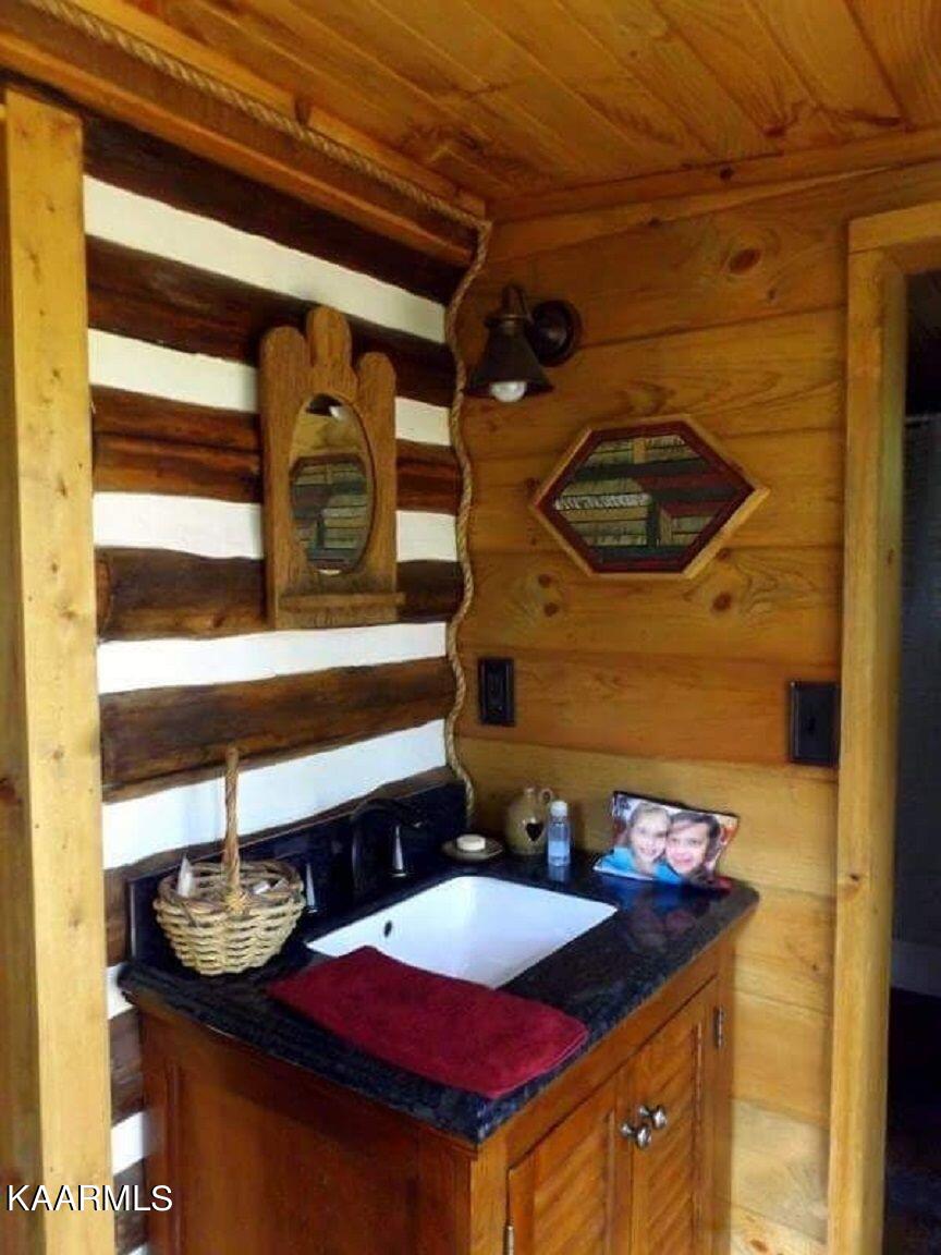 618 Coon Hollow Road Sunbright, TN 37872 - Photo 27 of 60 Log cabin bath