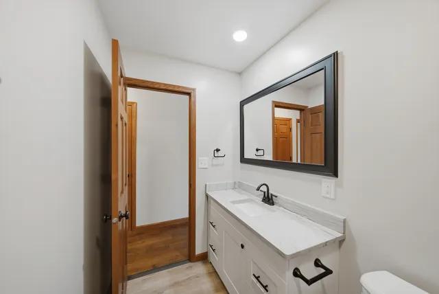 a view of an empty room