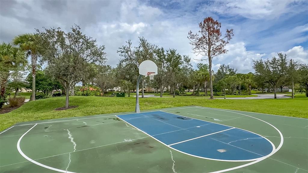 2172 The Oaks Boulevard Kissimmee, FL 34746 - Photo 80 of 81 a view of a basket ball ground and trees