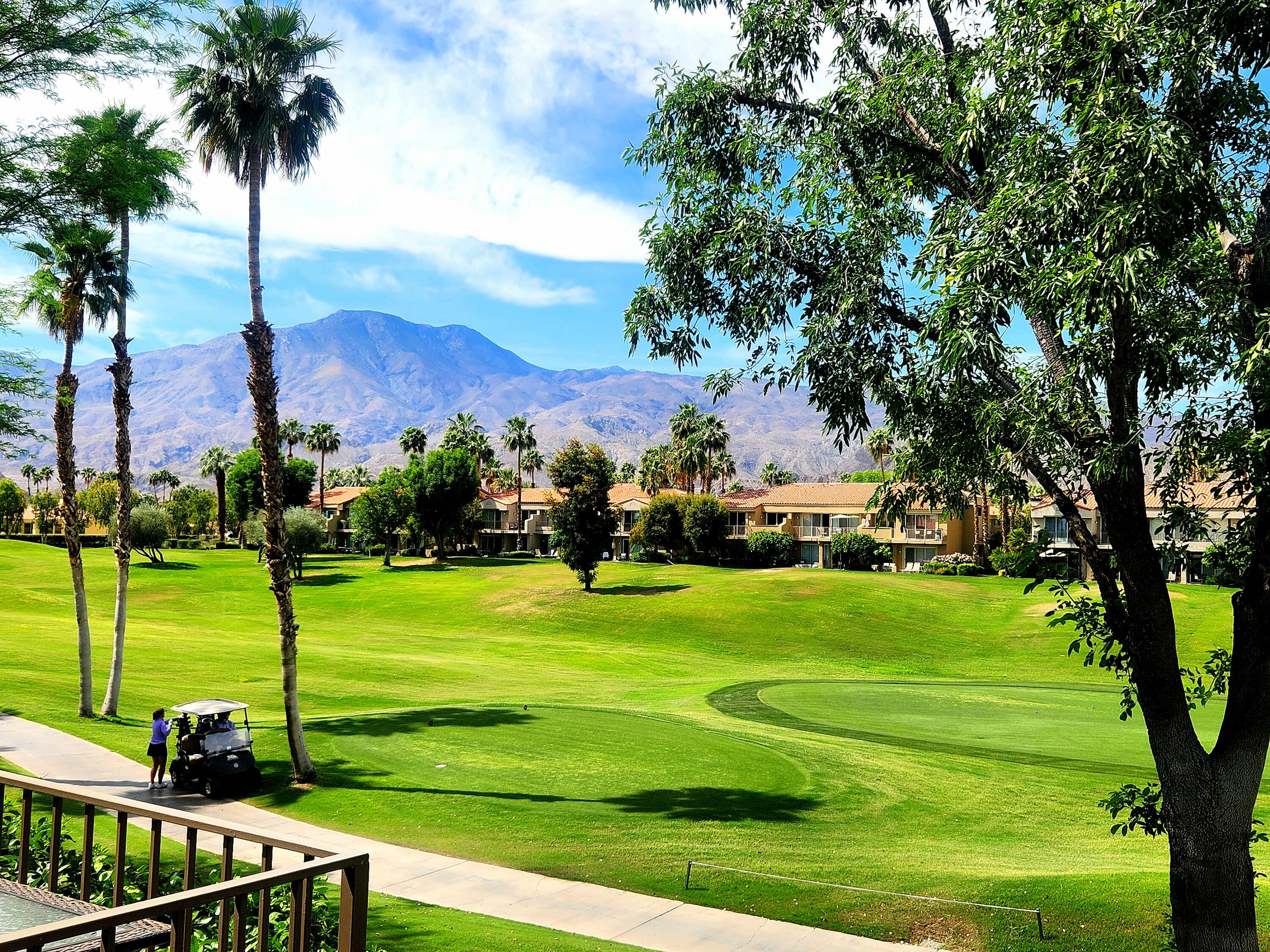 55393 Winged Foot La Quinta, CA 92253 - Photo 1 of 29 a view of a golf course with a garden