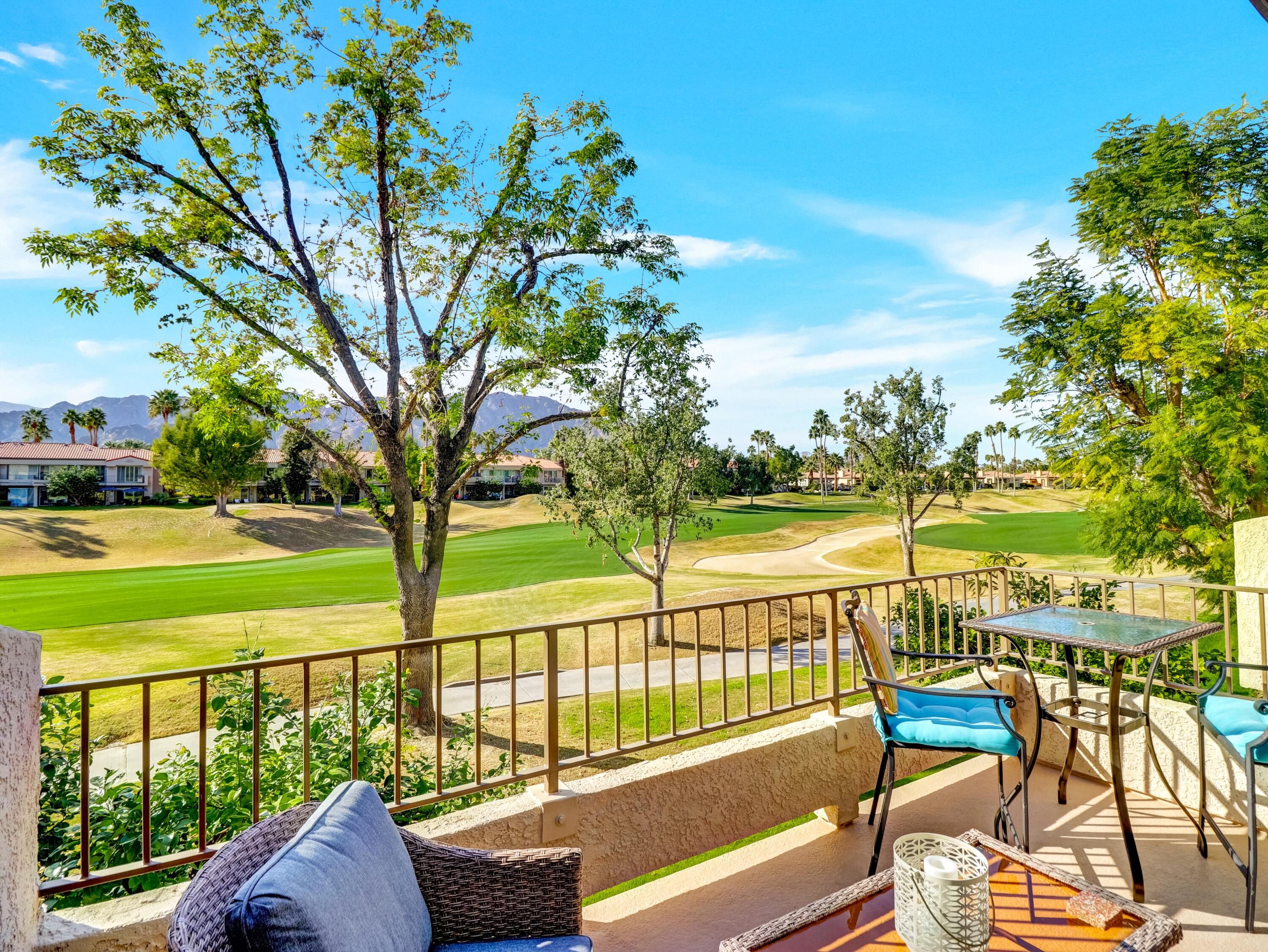 55393 Winged Foot La Quinta, CA 92253 - Photo 25 of 29 a view of a two chairs and table in the balcony