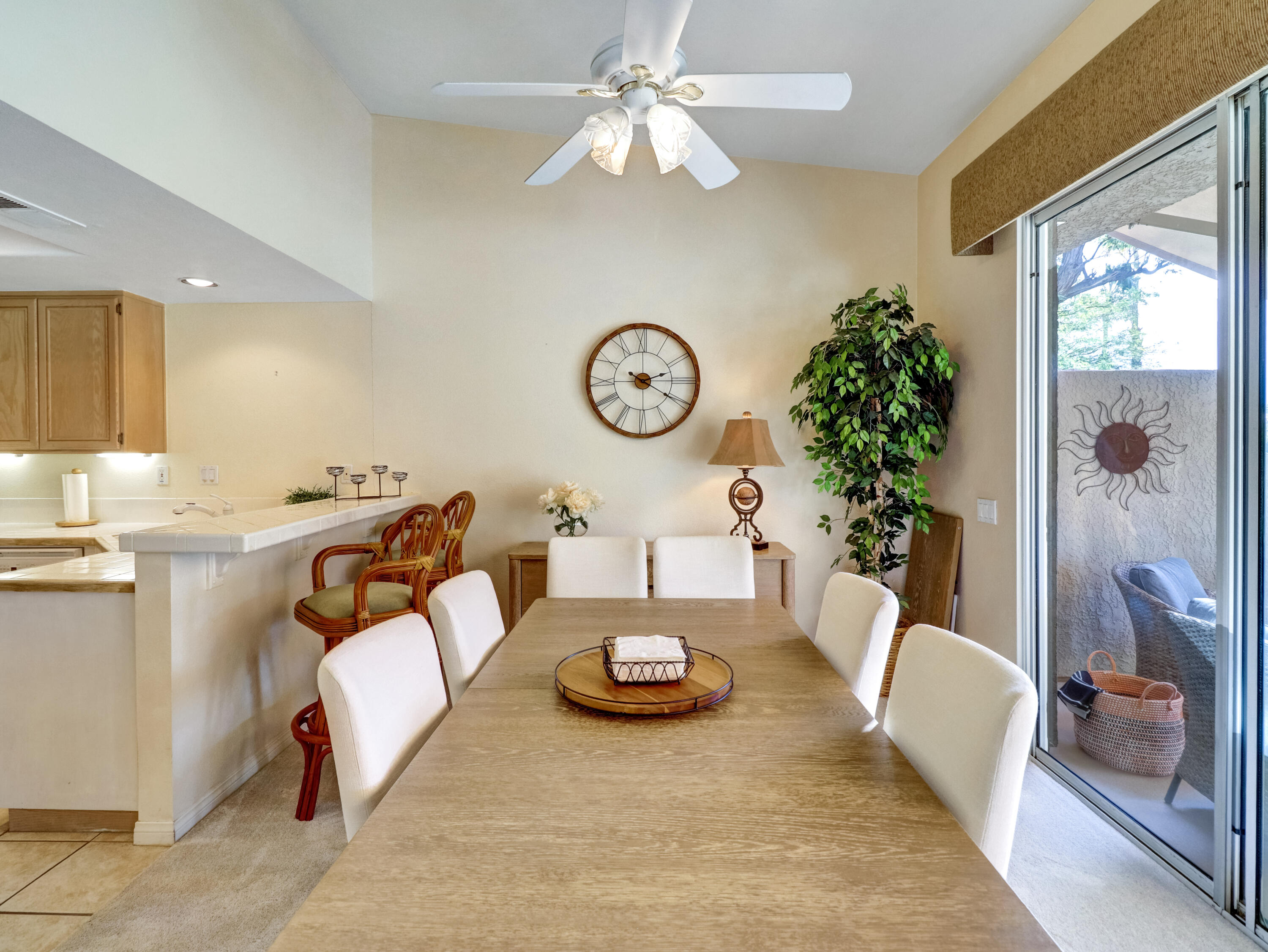 55393 Winged Foot La Quinta, CA 92253 - Photo 8 of 29 a view of a dining room with furniture window and wooden floor
