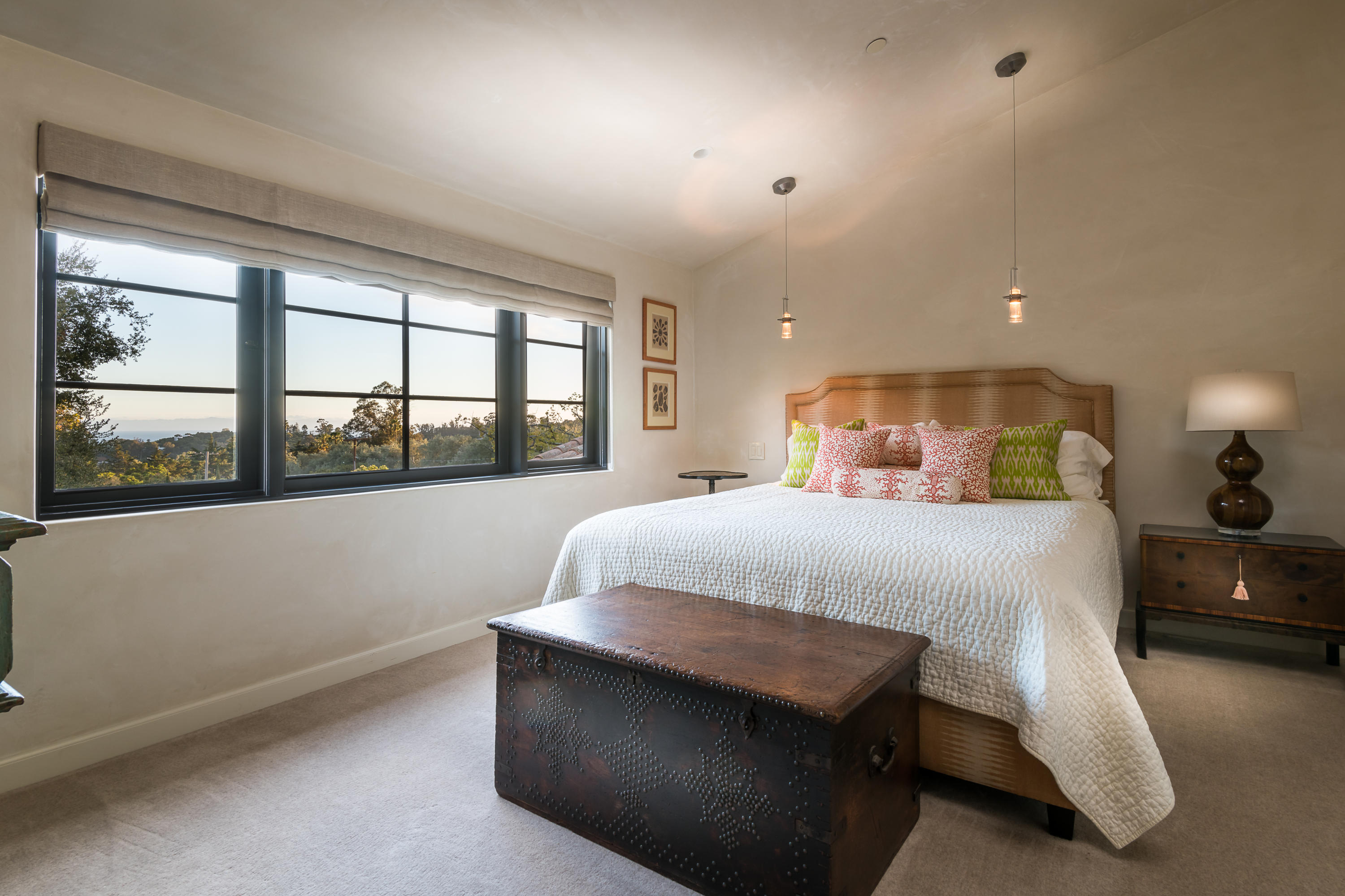 760 Riven Rock Road Montecito, CA 93108 - Photo 31 of 50 a bedroom with a bed and window