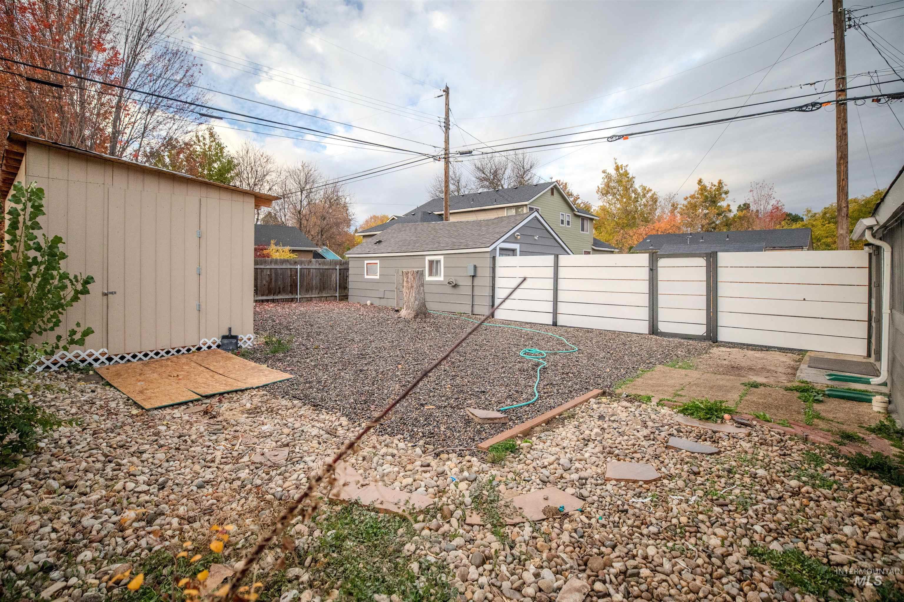 3311 West Hamilton Street Boise, ID 83705 - Photo 18 of 32 Fenced backyard featuring a storage shed