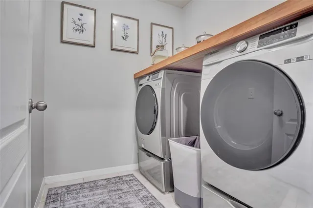 a view of storage and utility room