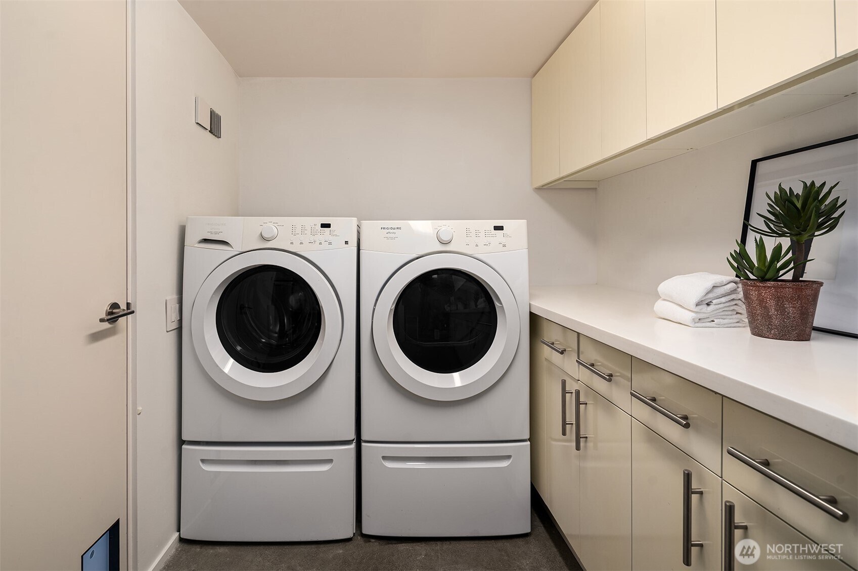 2201 3rd Avenue, Unit 2601 Seattle, WA 98121 - Photo 32 of 40 a utility room with dryer and washer