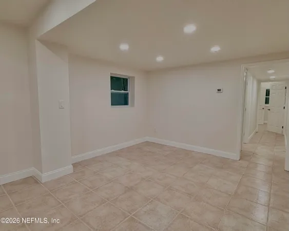 a view of an empty room