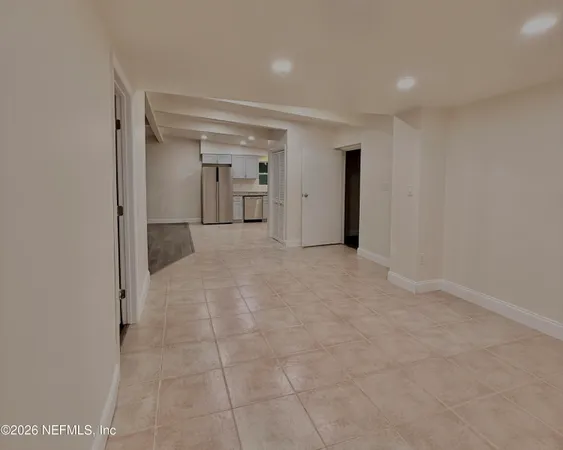 a view of an empty room