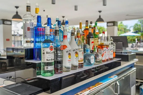 a room filled with lots of different kinds of food