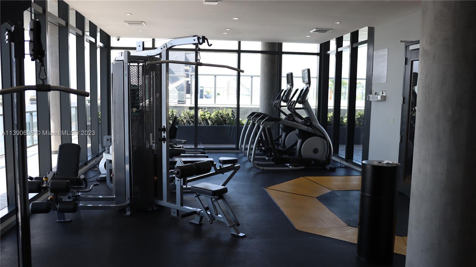 201 Southwest 17th Road, Unit 606 Miami, FL 33129 - Photo 22 of 37 a view of a room with gym equipment