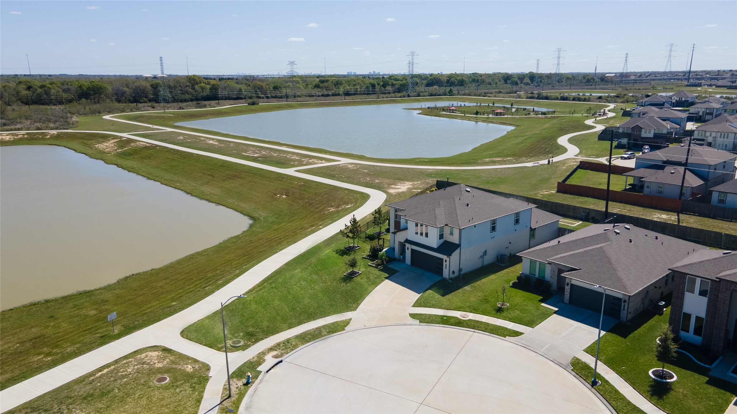 22503 Modica Rift Lane Katy, TX 77449 - Photo 44 of 47 an aerial view of a house with a swimming pool