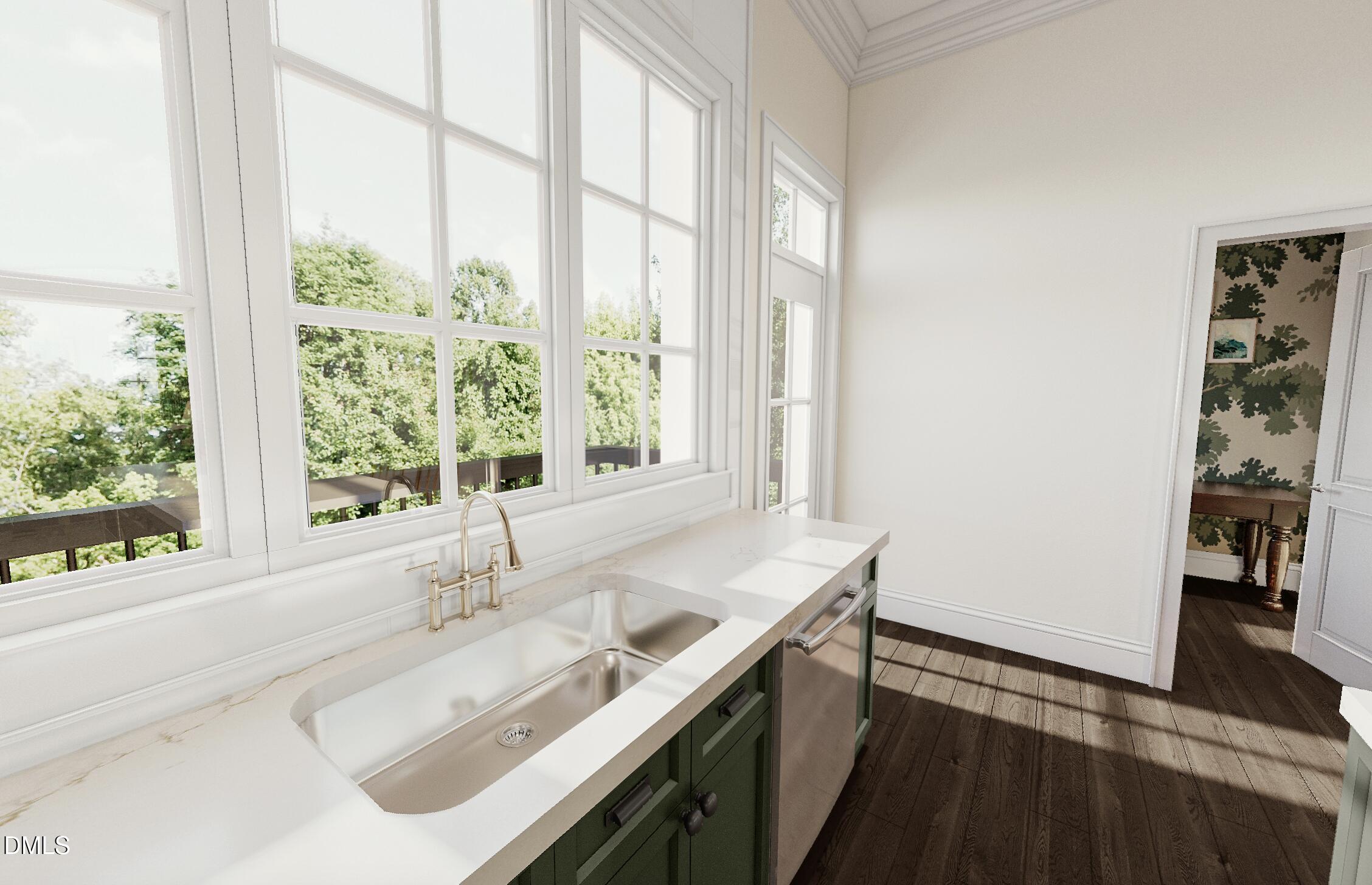 2312 Grant Avenue Raleigh, NC 27608 - Photo 7 of 18 a bathroom with a sink and a large window