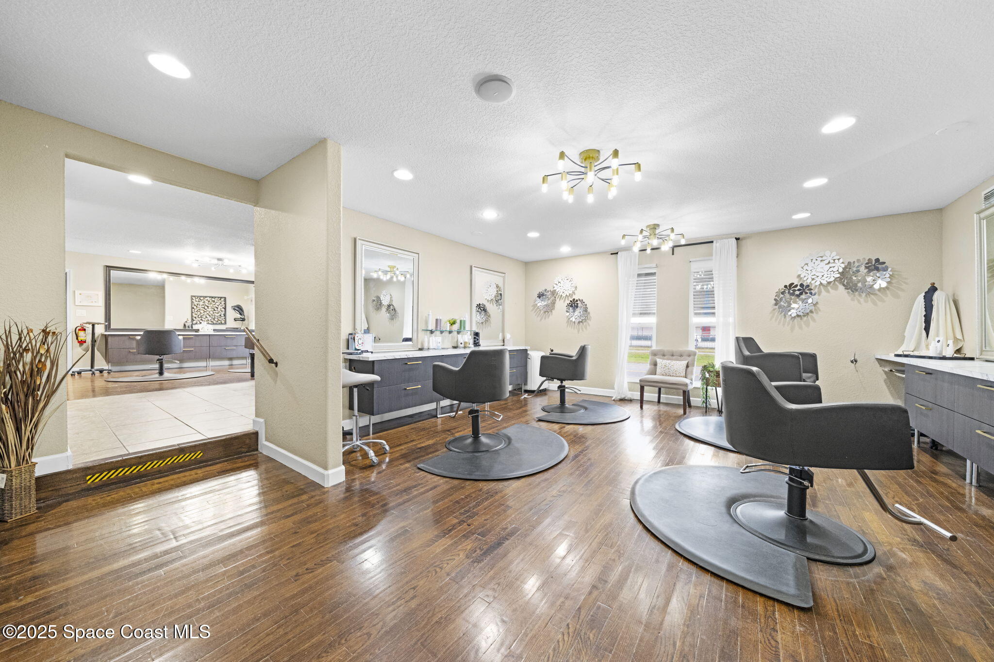290 Parnell Street Merritt Island, FL 32953 - Photo 19 of 48 a living room with furniture and a wooden floor