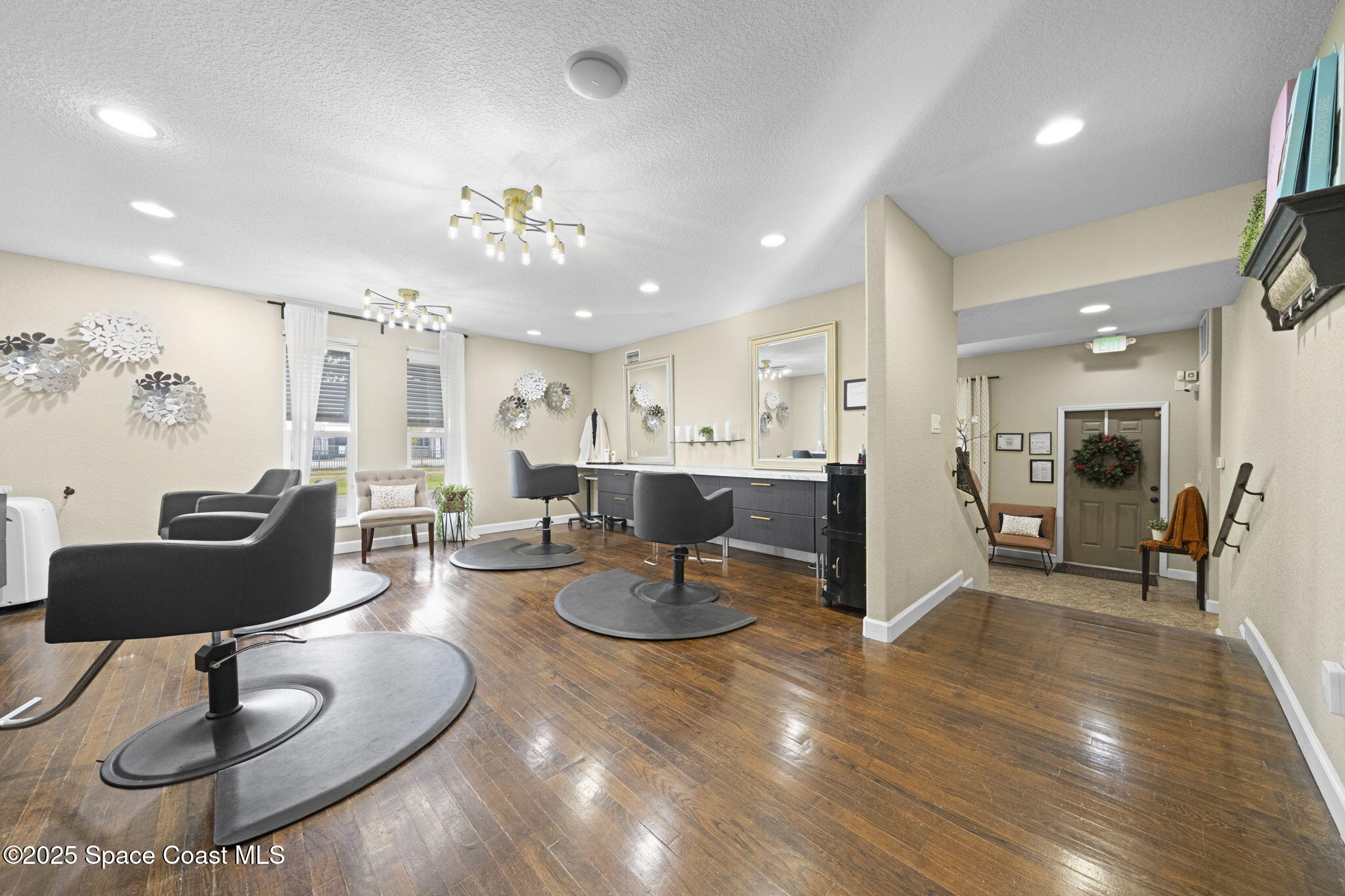 290 Parnell Street Merritt Island, FL 32953 - Photo 20 of 48 a living room with furniture and kitchen view