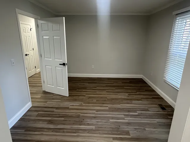 a view of wooden floor