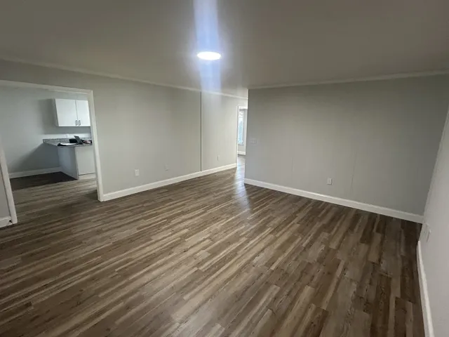 wooden floor in an empty room