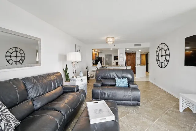 a bedroom with furniture and a bed