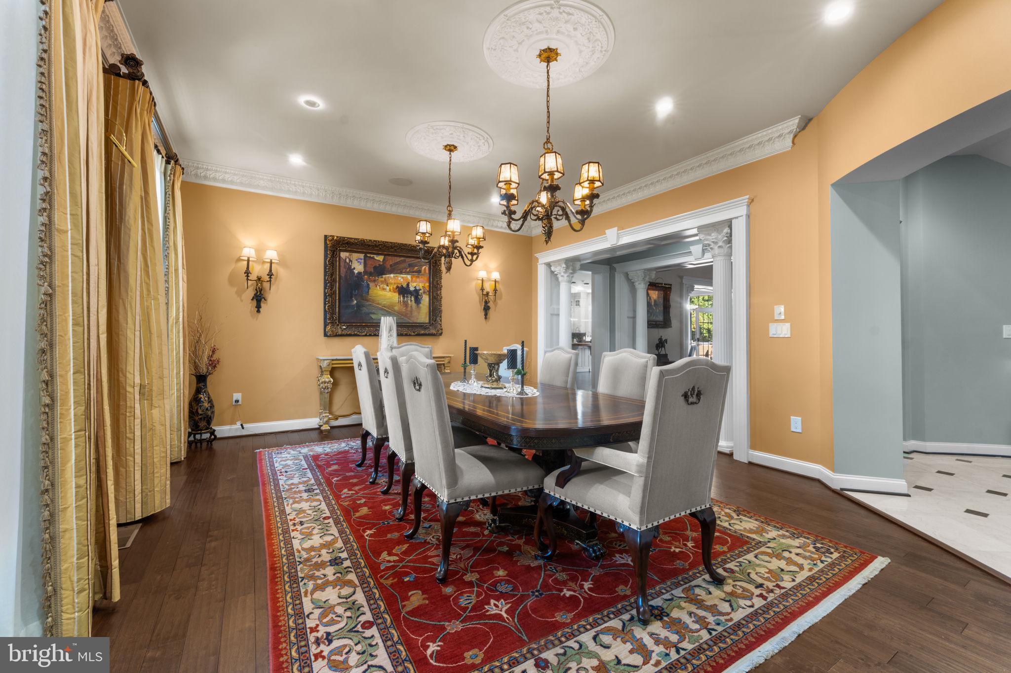 11561 Stuart Mill Road Oakton, VA 22124 - Photo 22 of 75 a view of a dining room with furniture