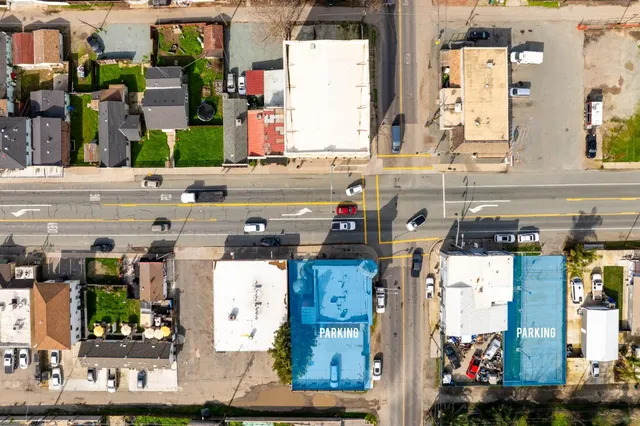 on the view of rooftop