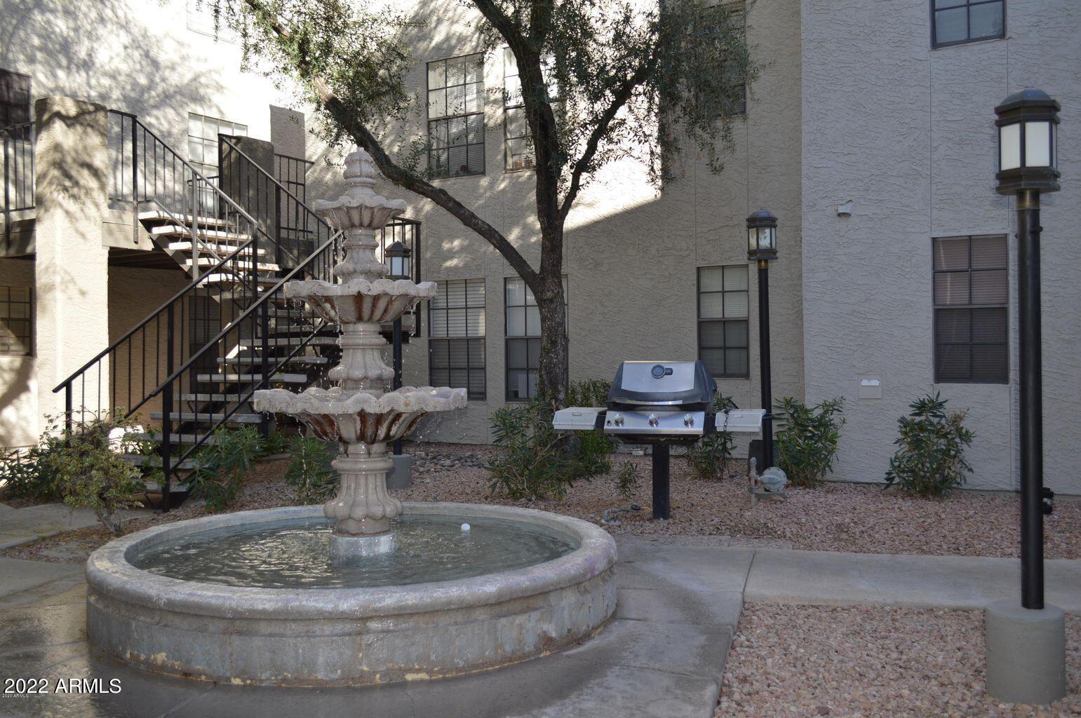 8020 East Thomas Road, Unit 119 Scottsdale, AZ 85251 - Photo 21 of 21 Fountain near unit