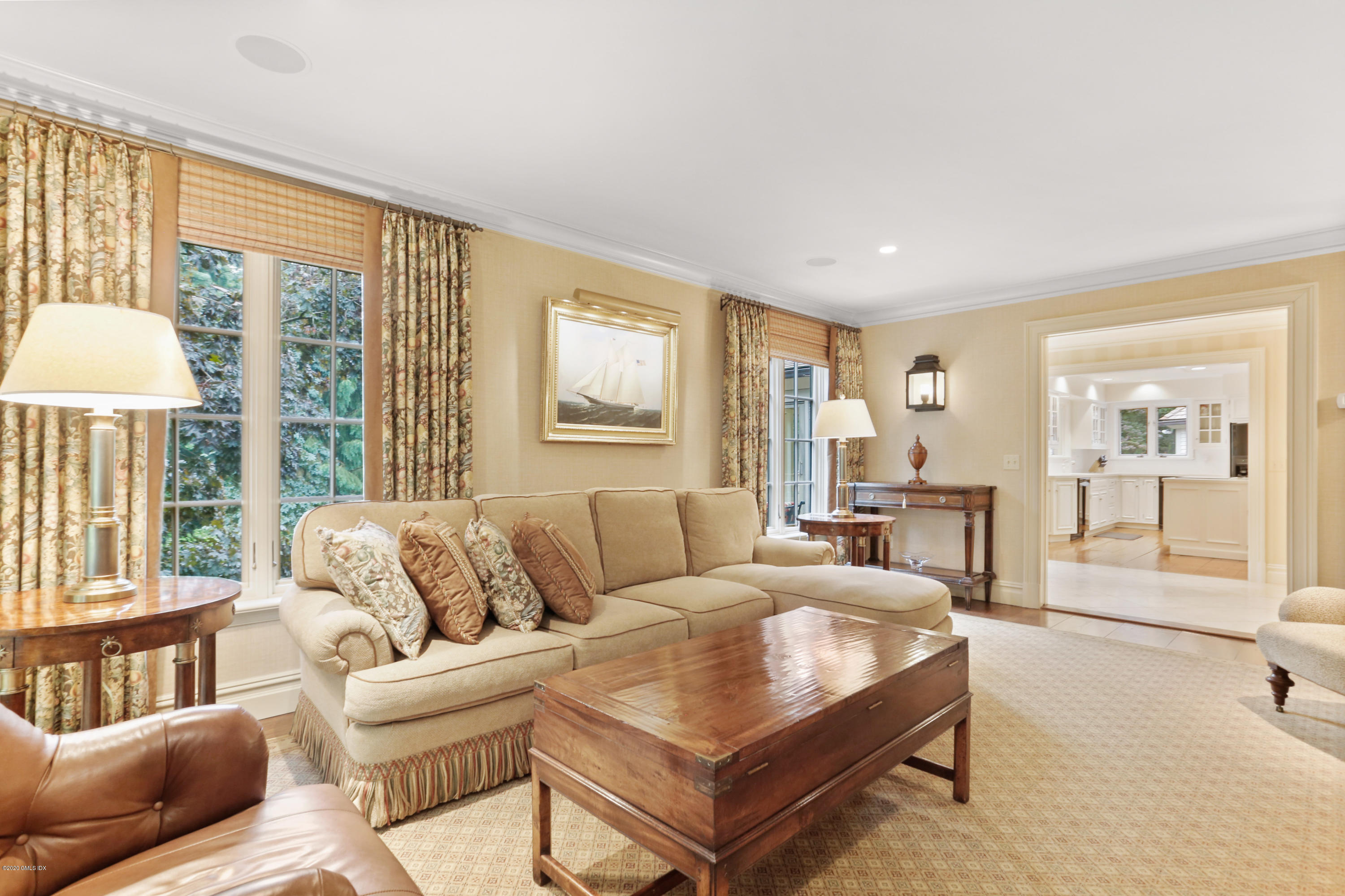 65 Ridgeview Avenue Greenwich, CT 06830 - Photo 16 of 50 a living room with furniture and a large window