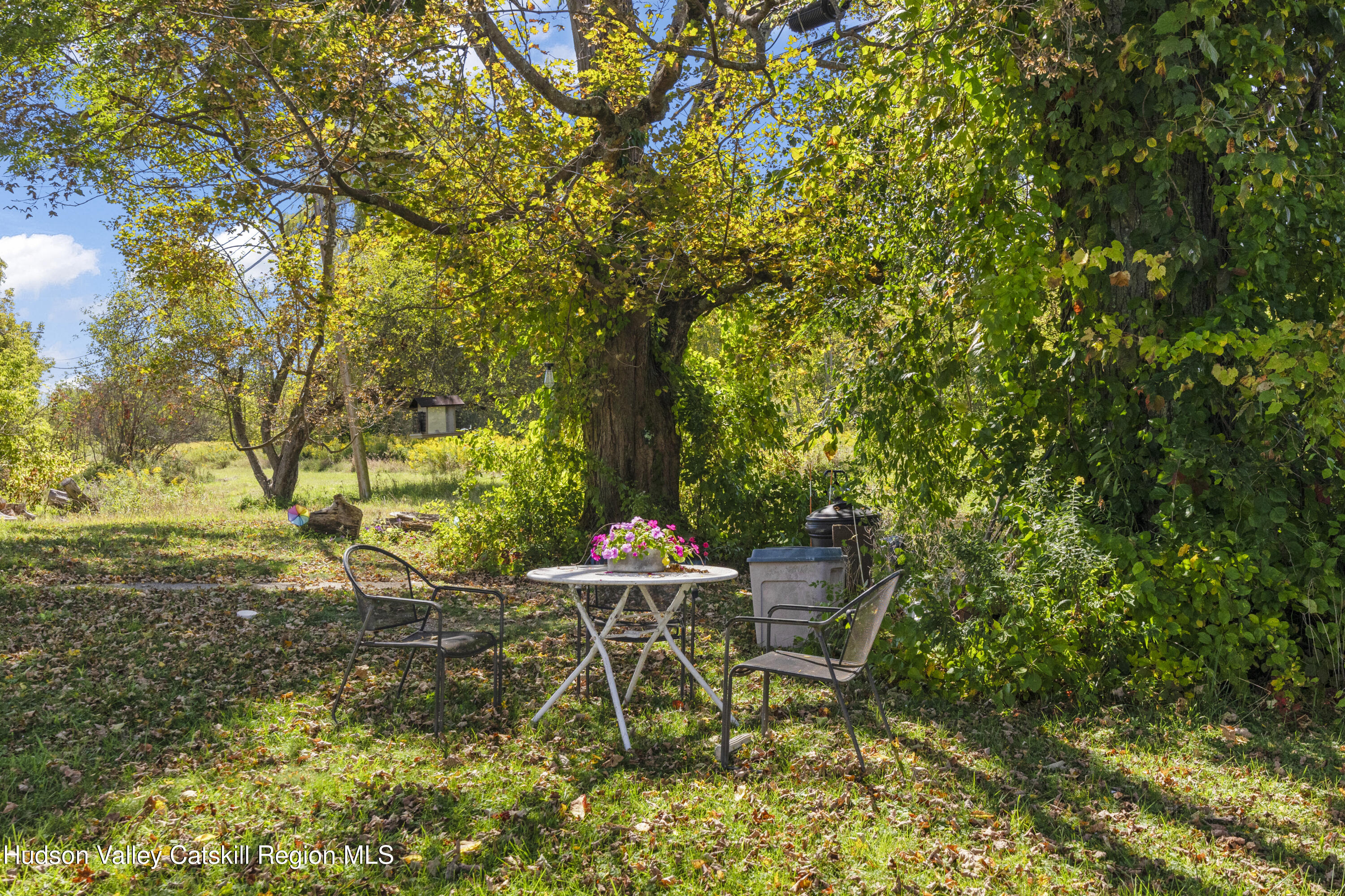 1745 County Route 7 Ancram, NY 12502 - Photo 6 of 22 a table and chairs in a garden