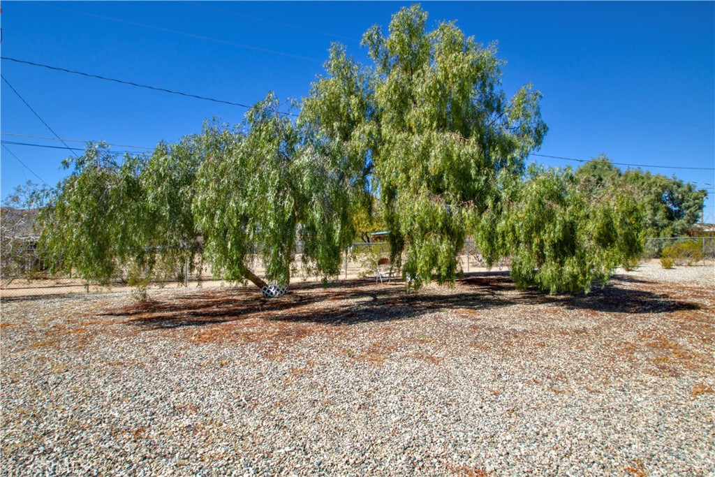 4742 Avenida La Mirada Joshua Tree, CA 92252 - Photo 34 of 45 front view of a house with a yard