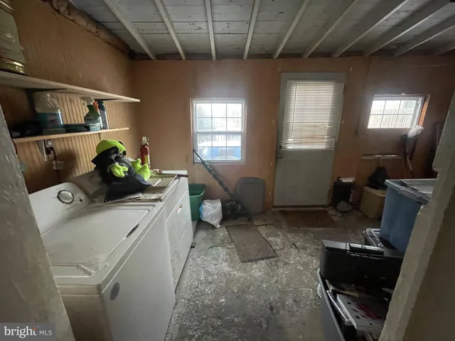 a room with storage and utility