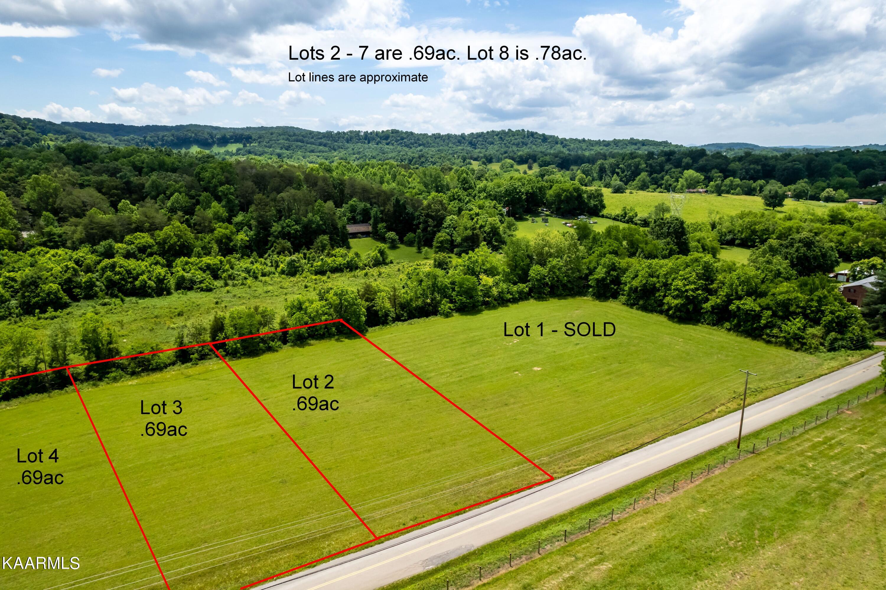Lot 6 Roddy Branch Road, Unit 6 Rockford, TN 37853 - Photo 3 of 14 RoddyBranchrd-11(w lines)