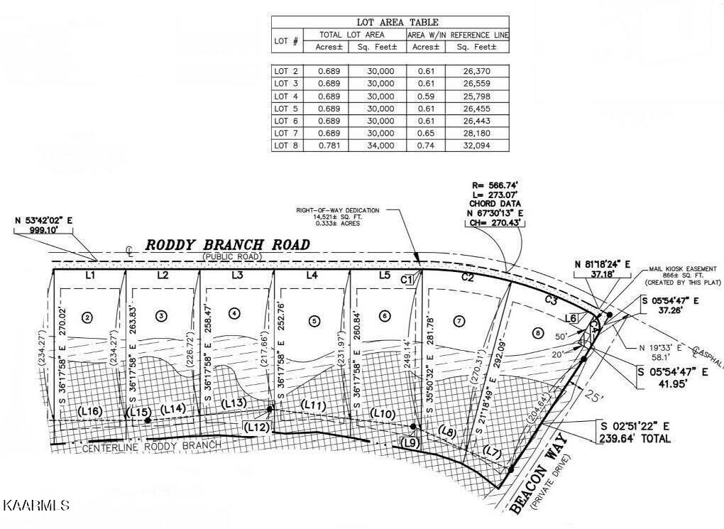 Lot 6 Roddy Branch Road, Unit 6 Rockford, TN 37853 - Photo 4 of 14 Plat Map (version 2)