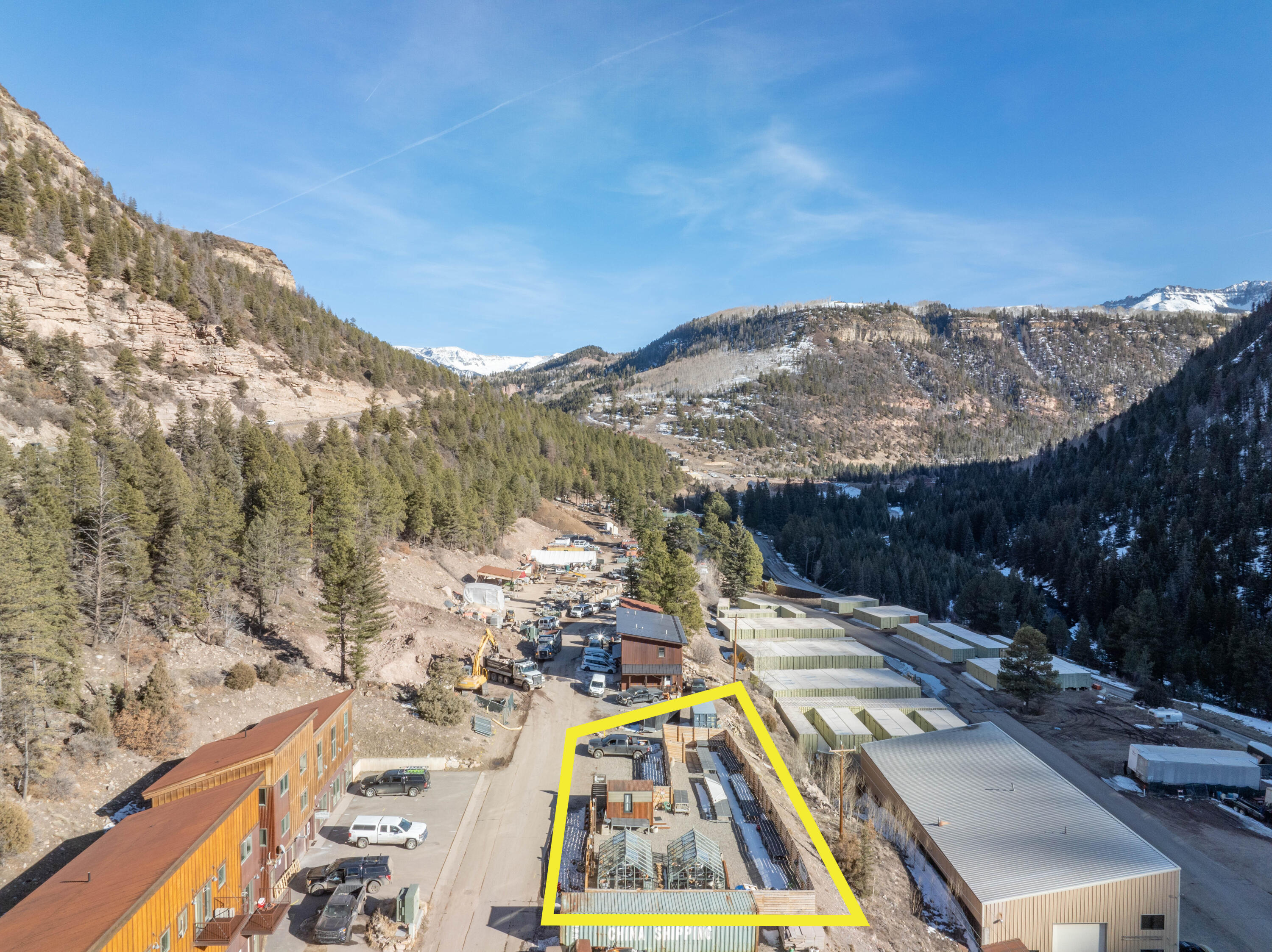717 South South Park Road Telluride, CO 81435 - Photo 5 of 27 a view of a backyard with a house