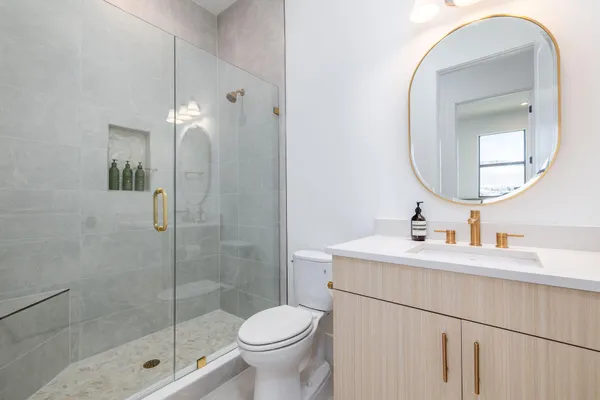 a view of a swimming pool with an outdoor seating and yard