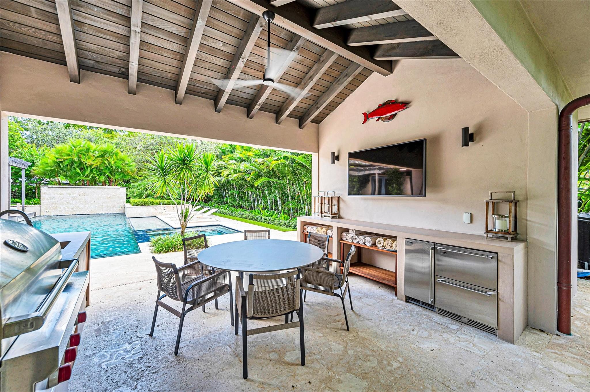 431 North Victoria Park Road Fort Lauderdale, FL 33301 - Photo 45 of 66 Cabana kitchen area